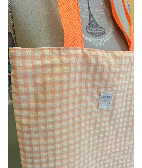 Tote Bag Vichy Papaya